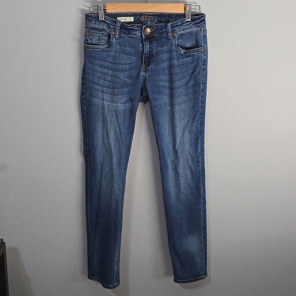 Kut From The Kloth Jeans Womens Size 2 Petite 2P Blue Denim Boyfriend Jeans
